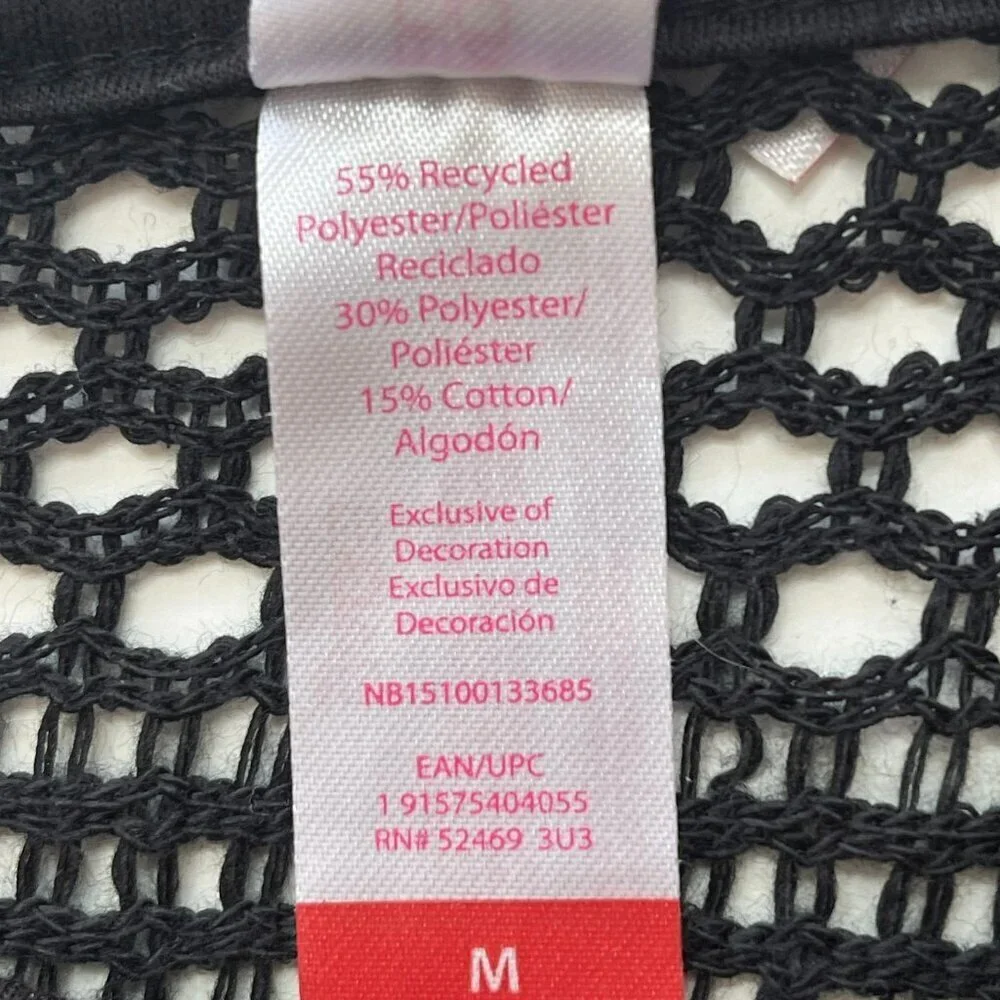 No Boundaries Juniors Open Crochet Top Cover Up M (7-9) Hippie Boho Beach Layers